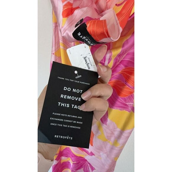 Retrofete KEATON SILK DRESS Botanical Floral small - Picture 10 of 10